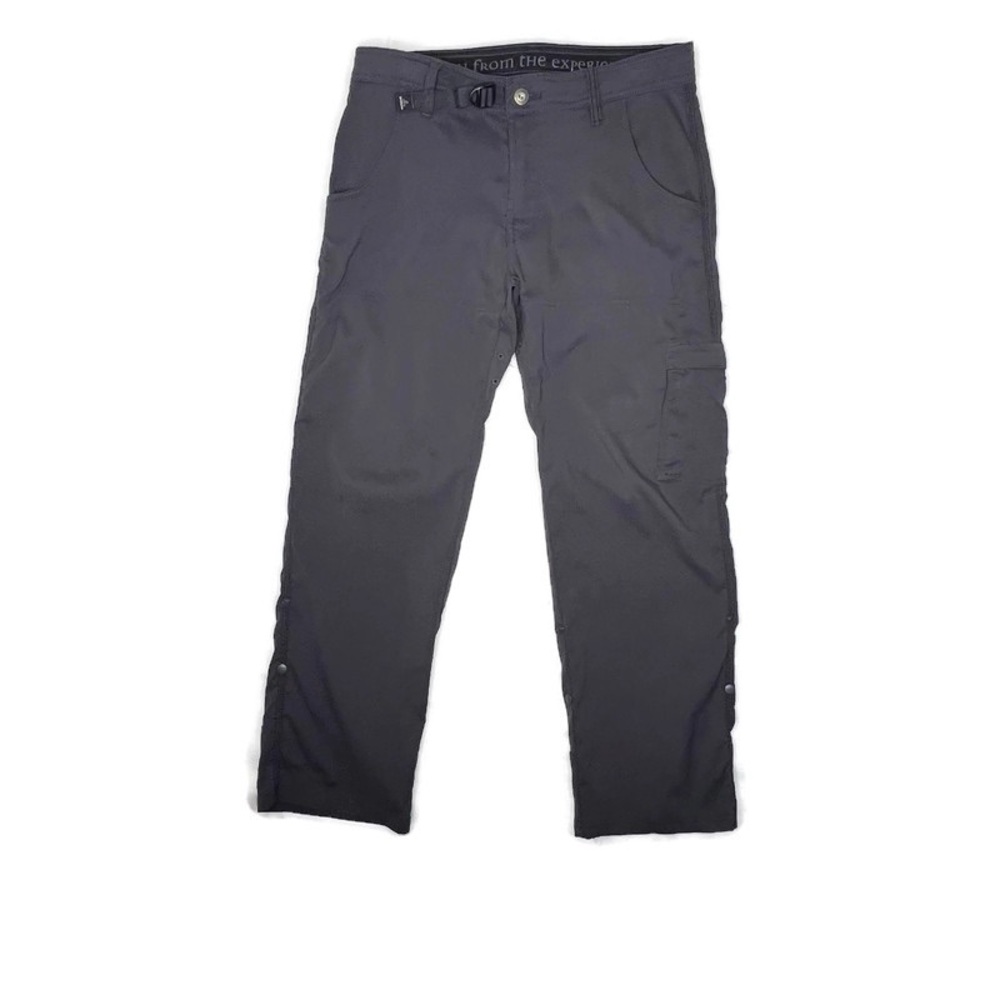 Prana Men's Charcoal Cargo Hiking Pants 30x28